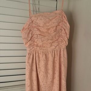 Pinkish orange summer dress